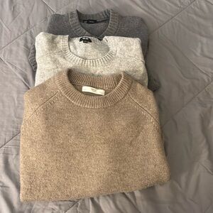 Lot Of 3 Sweaters M Gap L Uni M MNG Home